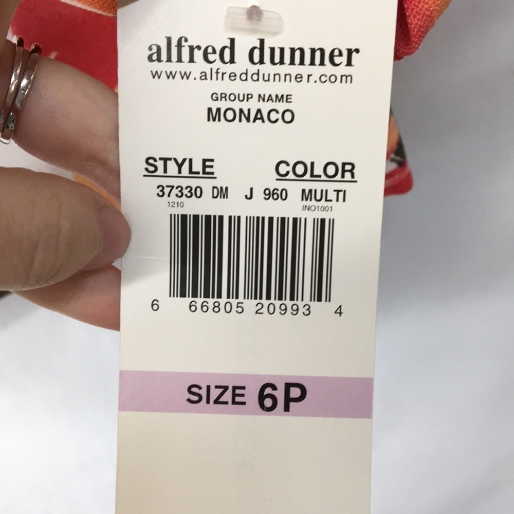 Alfred Dunner Women’s Floral Blazer Size 6P NEW with Tags - Picture 5 of 6